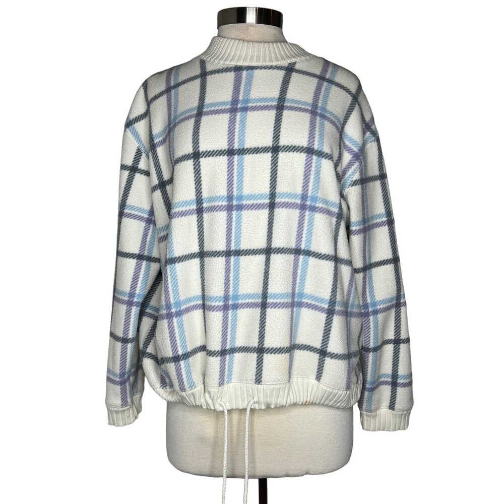Vintage Villager Sport Plaid Pullover Sweater Size L Cozy Women's Winter Wear